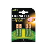 Duracell Duracell oplaadbare batterijen Recharge Plus AAA blister 4st