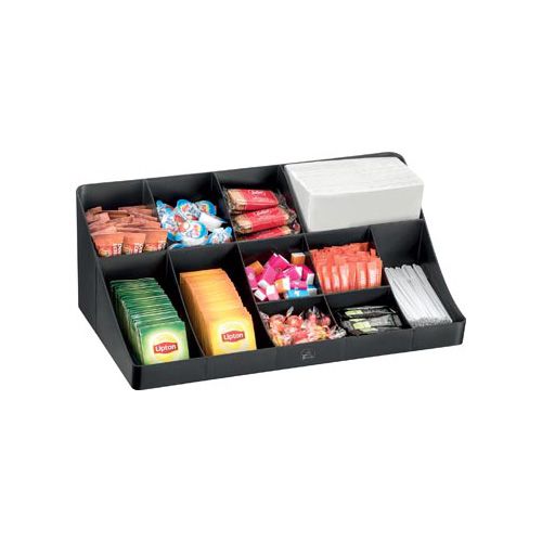 Take A Break by CEP Organisatie element voor de koffiehoek of keuken, 11 compartimenten, kleur zwart