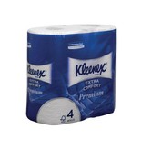 Kleenex toiletpapier Extra Comfort, 4-laags, 160 vel per rol, pak van 4 rollen