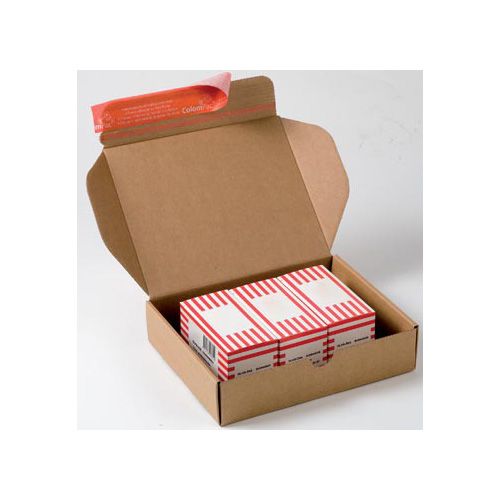 Colompac verzenddoos Modulbox, binnenformaat 192 x 155 x 43 mm, bruin