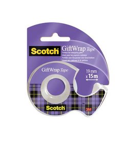 Scotch Scotch Gift Wrap tape ft 19 mm x 15 m, op blister