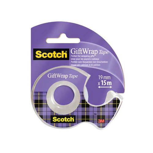 Scotch Scotch Gift Wrap tape ft 19 mm x 15 m, op blister