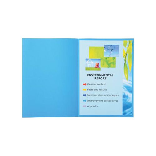 Exacompta Exacompta Rock's 80 dossiermap, ft 22 x 31 cm, pak van 100, turkoois
