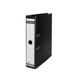 Pergamy Pergamy hangmapordner, ft A4, 2 pochettes, karton, rug van 8 cm, zwart