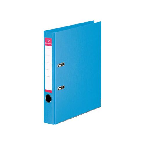Pergamy Pergamy ordner, voor ft A4, volledig uit PP, rug van 5 cm, lichtblauw