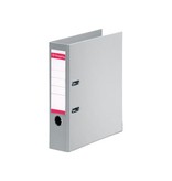 Pergamy Pergamy ordner, voor ft A4, volledig uit PP, rug van 8 cm, grijs