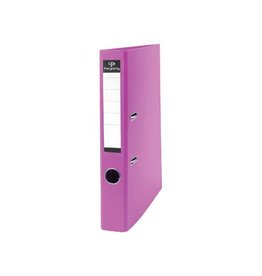 Pergamy Pergamy ordner, voor ft A4, uit PP en papier, zonder beschermrand, rug van 5 cm, roze