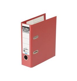 Elba Elba Rado Plast ordner voor ft A5 staand, donkerrood, rug van 7,5 cm