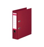 Pergamy Pergamy ordner, voor ft A4, volledig uit PP, rug van 8 cm, bordeaux