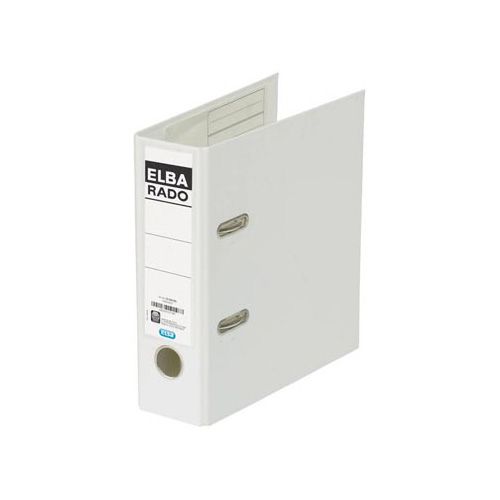 Elba Elba Rado Plast ordner voor ft A5 staand, wit,7,5cm