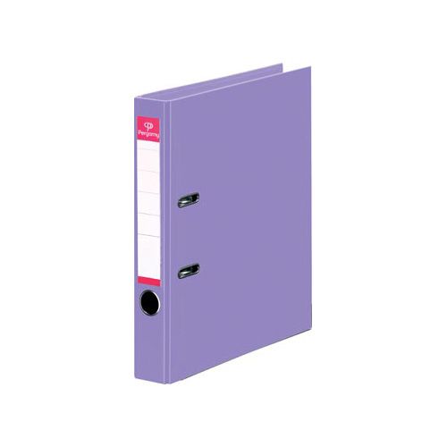 Pergamy Pergamy ordner, voor ft A4, volledig uit PP, rug van 5 cm, violet