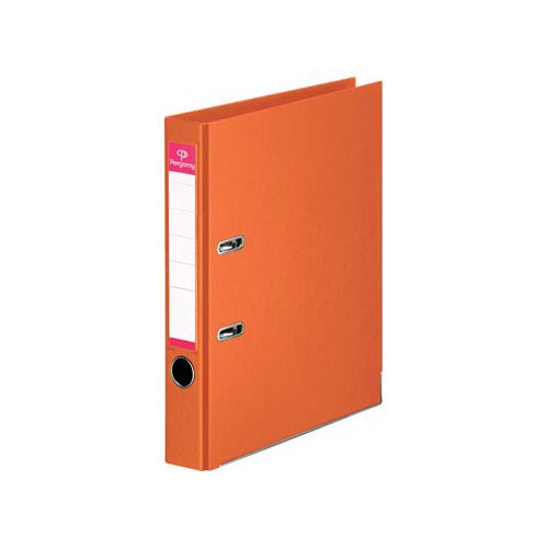 Pergamy Pergamy ordner, voor ft A4, volledig uit PP, rug van 5 cm, oranje