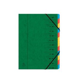 Exacompta Voorordner 12 Tabs Groen [1st]