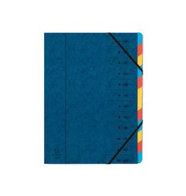 Exacompta Voorordner 12 Tabs Blauw [1st]