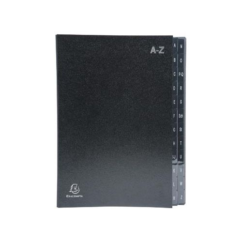 Exacompta Exacompta sorteermap Ordonator 24 vakken met tabs A-Z, zwart