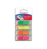 Pergamy Pergamy index ft 45 x 12 mm, blister met 4 geassorteerde neonkleuren, met dispenser