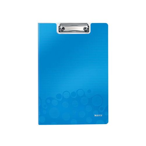 Leitz Leitz WOW klemmap met omslag, ft A4, blauw