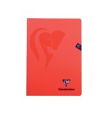 Clairefontaine Clairefontaine schrift mimesys voor ft A4, 80 bladzijden, kaft in PP, geruit 4 x 8, geassorteerde kleuren