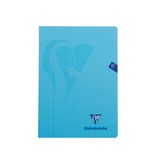 Clairefontaine Clairefontaine schrift mimesys voor ft A4, 80 bladzijden, kaft in PP, geruit 10 mm, geassorteerde kleuren