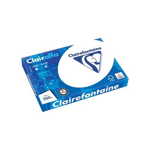 Clairefontaine Clairefontaine Clairalfa presentatiepapier ft A3, 350 g, pak van 125 vel
