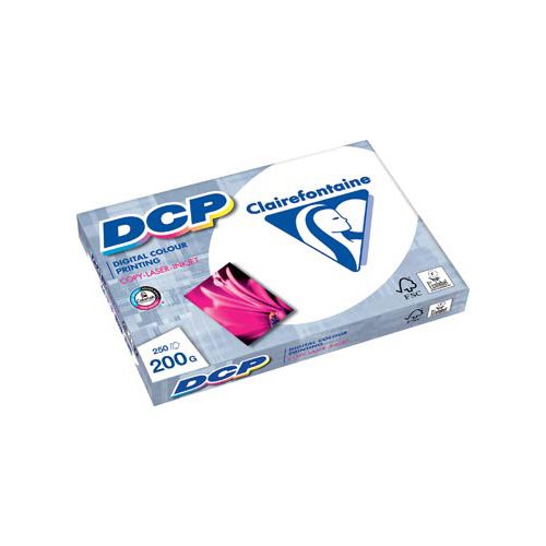 Clairefontaine Clairefontaine DCP presentatiepapier ft A4, 200 g, pak van 250 vel