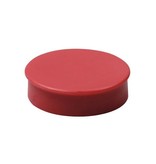 Nobo Nobo magneten diameter van 20 mm, rood, blister van 8 stuks