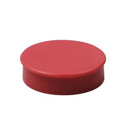 Nobo Nobo magneten diameter van 20 mm, rood, blister van 8 stuks