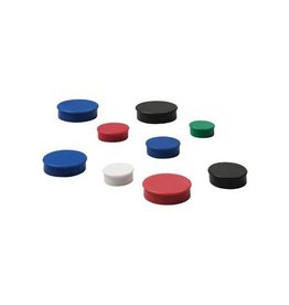 Nobo Nobo magneten, 38 mm, zwart, blister van 4 stuks
