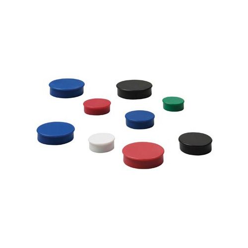 Nobo Nobo magneten, 38 mm, zwart, blister van 4 stuks