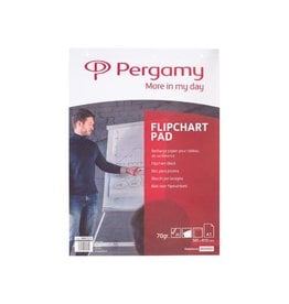 Pergamy Pergamy flipchartpapier A1 (58,5x81cm) blanco pak 20bl [5st]