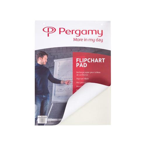 Pergamy Pergamy flipchartpapier A1 (58,5x81cm) blanco pak 20bl [5st]