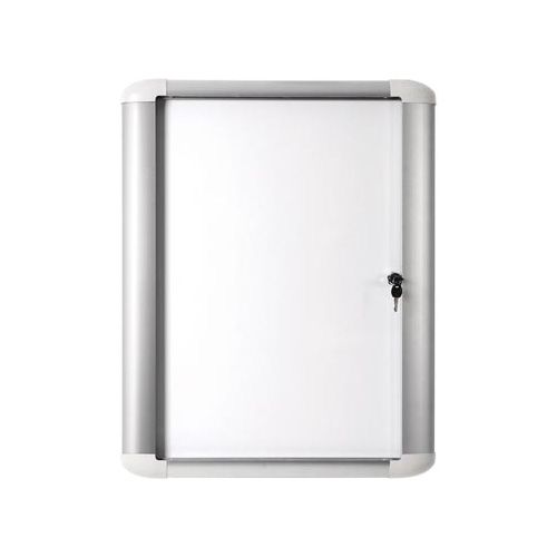 Pergamy Pergamy Excellence glazen vitrine met magnetische achtergrond, voor buiten gebruik, ft 4 x A4