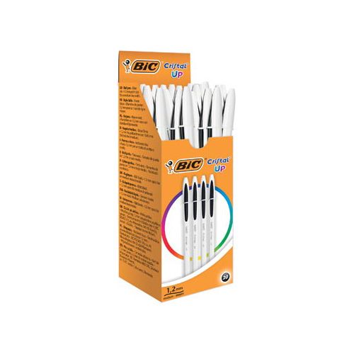 Bic Bic balpen Cristal Up zwart — levering per 20