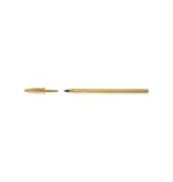 Bic Bic balpen Cristal Medium gouden lichaam bl.e inkt doos 20st