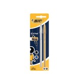 Bic Bic balpen Cristal Shine, blister met 2st (goud en zilver)