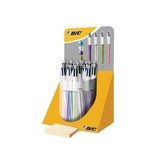 Bic Bic balpen 4 Colours Shine, display met 20 stuks