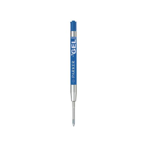 Parker Parker Quink Gel vulling voor balpen medium, blauw, blister met 2 stuks