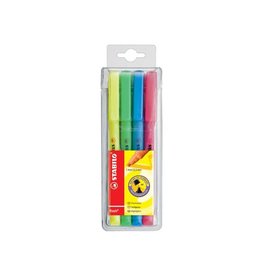 Stabilo Stabilo markeerstift Flash, etui van 4st in assorti