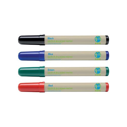 Bi-Office Bi-Office Earth-It whiteboardmarkers, set van 4st in assorti