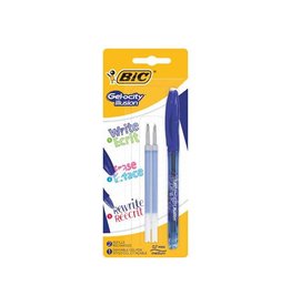 Bic Bic roller Gel-ocity Illusion, blauw, 1 stuk en 2 vullingen