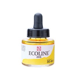 Talens Talens Ecoline waterverf flacon van 30 ml, citroengeel [3st]