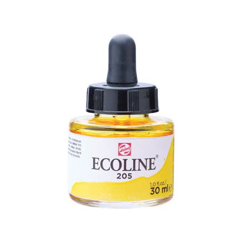 Talens Talens Ecoline waterverf flacon van 30 ml, citroengeel [3st]