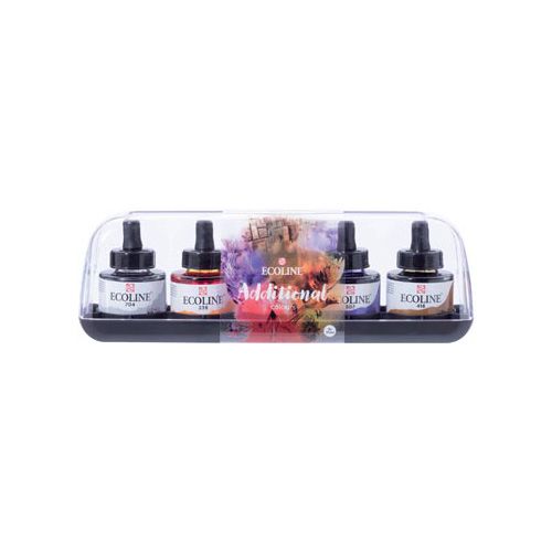 Talens Talens Ecoline waterverf flacon van 30 ml, set van 5 flacons in additionele kleuren