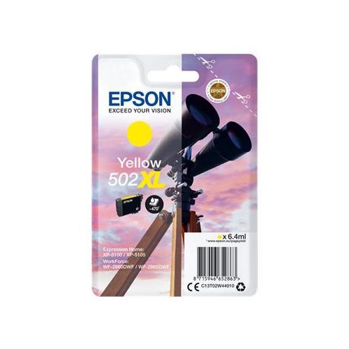 Epson Epson 502XL (C13T02W44010) ink yellow 470 pages (original)