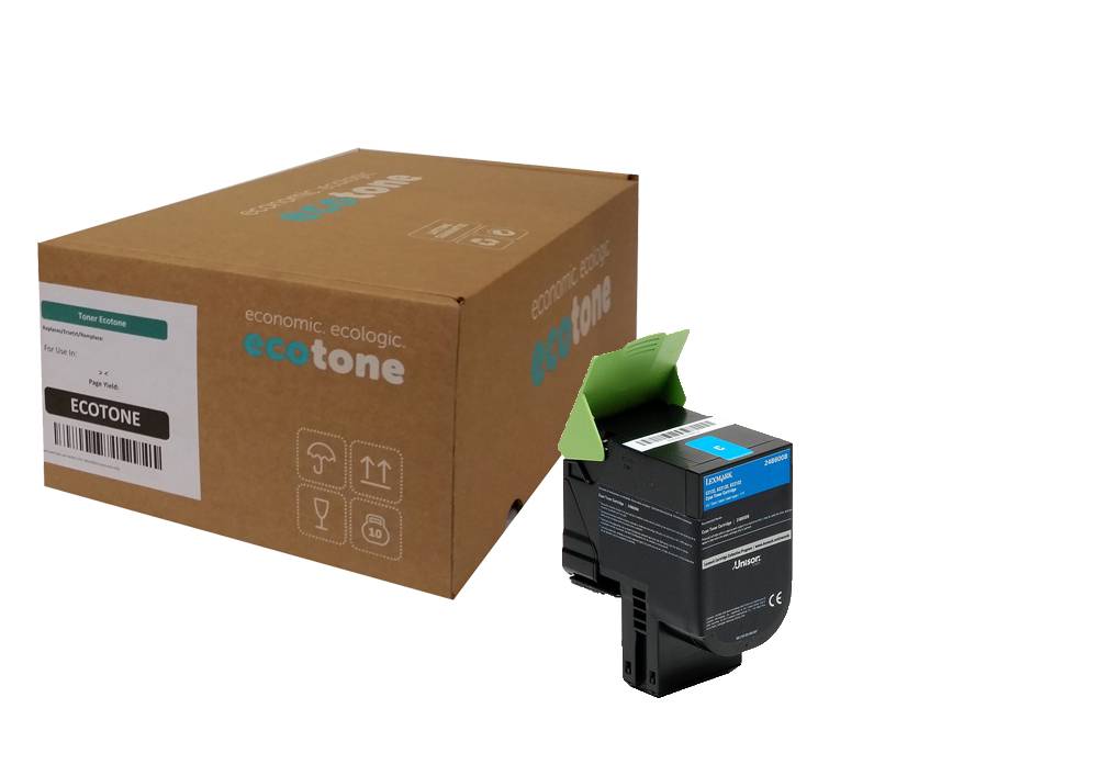 Ecotone Lexmark 24B6008 toner cyan 3000 pages (Ecotone) CC