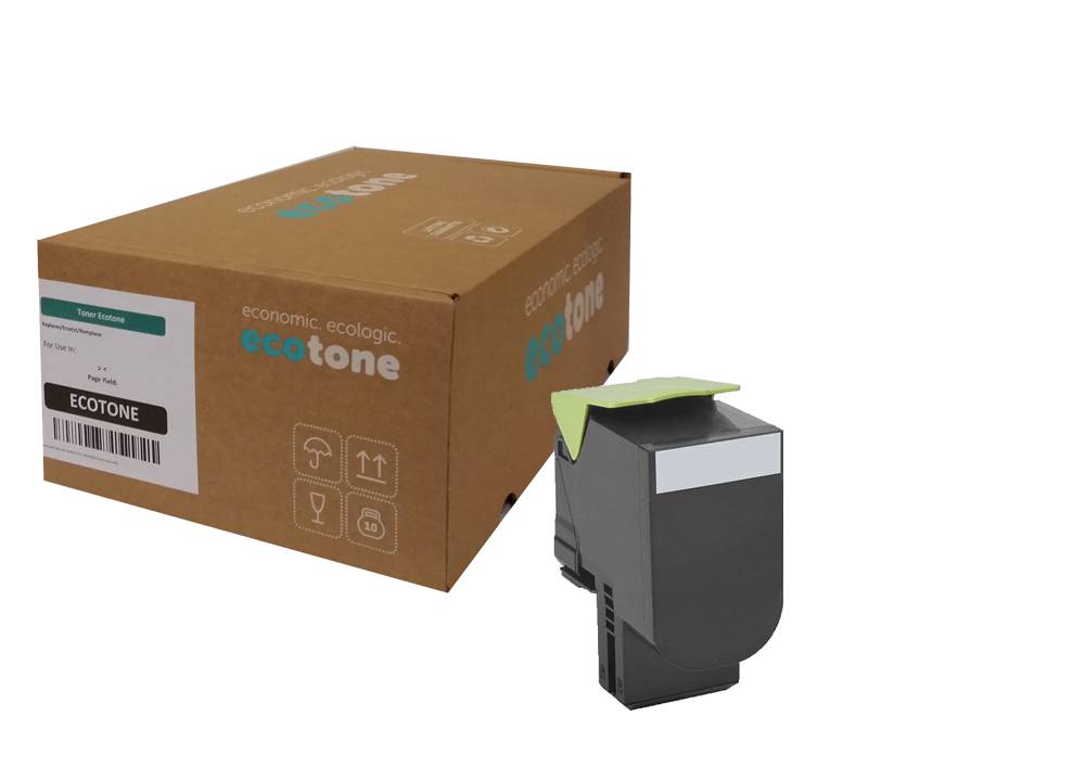 Ecotone Lexmark 70C0X10 toner black 8000 pages (Ecotone) CC