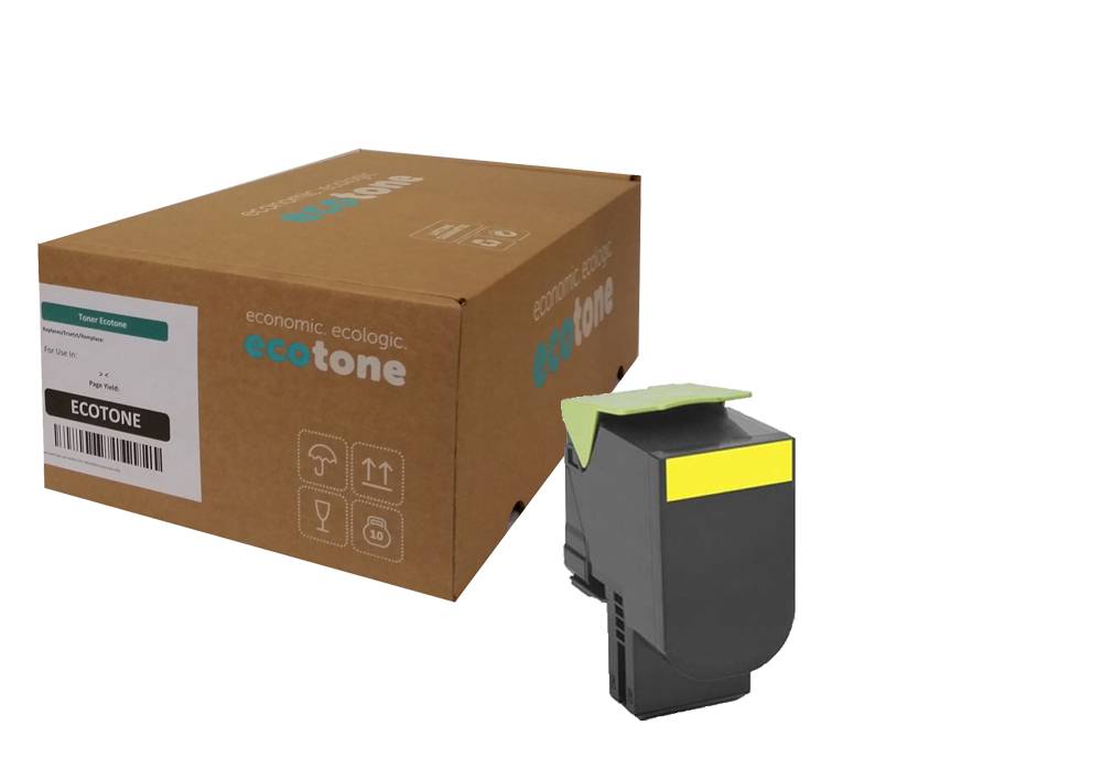 Ecotone Lexmark 70C0X40 toner yellow 4000 pages (Ecotone) CC