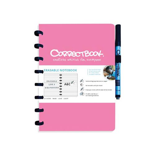 Correctbook Endless Agenda A5, uitwisbaar / herbruikbaar, Blossom Pink (roze)