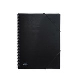 Elba Elba Urban showalbum met spiraal, voor ft A4, 40 tassen, met elastieksluiting, zwart