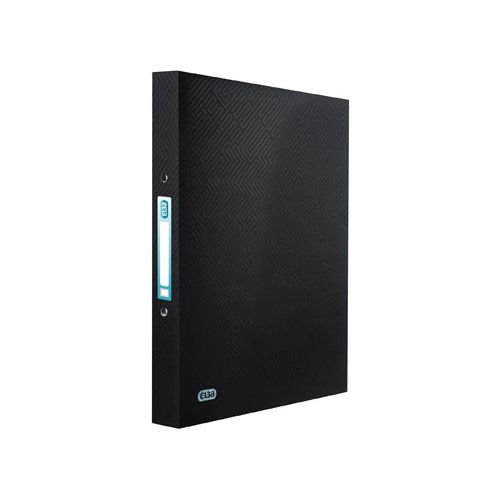 Elba Elba Urban ringmap, ft A4, rug van 2 cm, 2 ringen van 15 mm, zwart